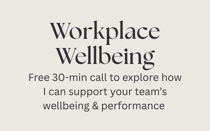 Free 30-minute Workplace Wellbeing Call